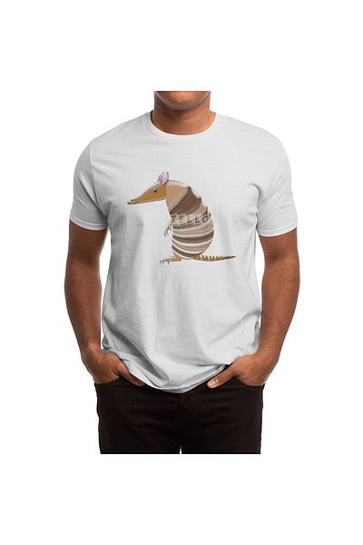 Fizello Tricou alb unisex Armadillo