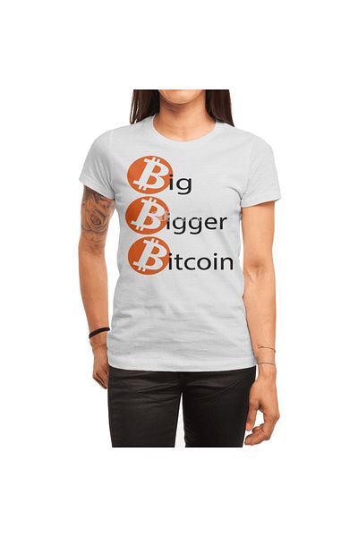 Fizello Bitcoin Bigger - Unisex Λευκό T-Shirt