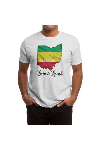 Fizello Ohio How Ethiopian White Unisex T-shirt - Σχέδιο με αστέρια