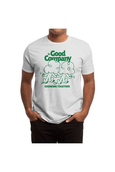 Fizello Λευκό μπλουζάκι Unisex In Good Company