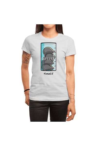 Fizello Kimye Science Joke - 4 Moles Per Liter Tricou alb pentru bărbați, femei și unisex