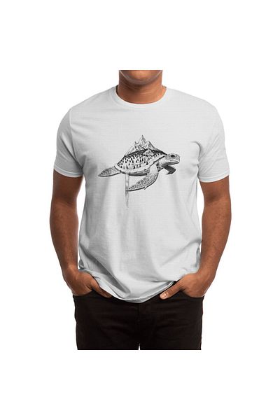 Fizello Λευκό μπλουζάκι Adventure Turtle Unisex