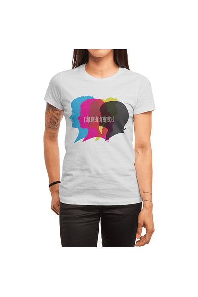 Fizello Unisex Λευκό T-shirt - Παιδιά, Άντρες και Γυναίκες