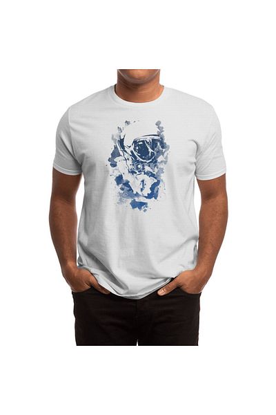 Fizello Μπλουζάκι Unisex White Space Dog - Ανδρικά και Γυναικεία