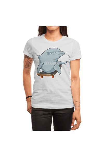 Fizello Μπλουζάκι Dolphin Skater - Αθλητικό μοντέλο, Σχέδιο Skateboard