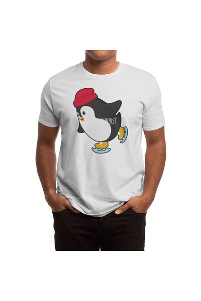 Fizello Hatli by Penguin Eğitimice Shot Tricou alb pentru bărbați și femei