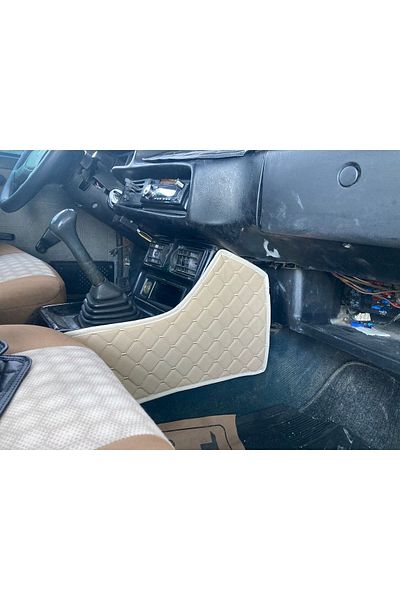 ncotodizayn Cream Tofaş Compatible Center Console Side Covering Quilted Fabric