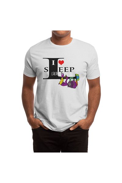 Fizello Λευκό μπλουζάκι I Heart Sleep Unisex