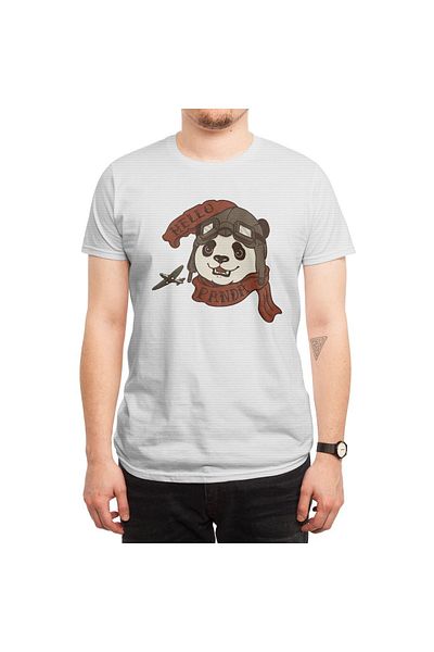 Fizello Λευκό μπλουζάκι Panda Revolution Extra 2 C Unisex - Ανδρικό και γυναικείο μπλουζάκι