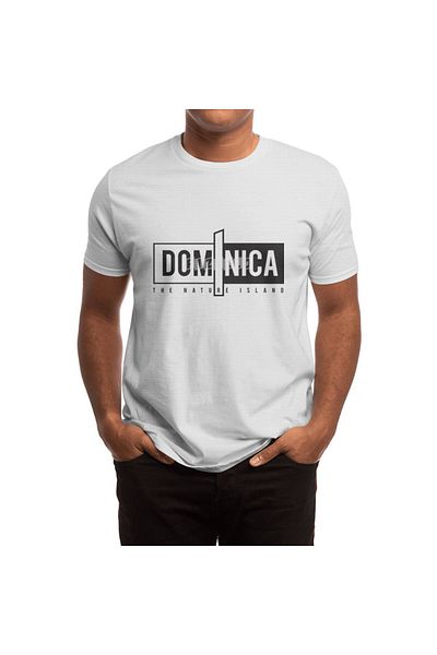 Fizello Dominica Nature Island - Unisex Λευκό T-Shirt