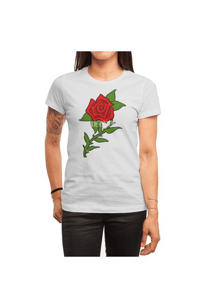Fizello Tricou alb unisex pentru bărbați și femei - A Rose By Any Other Name