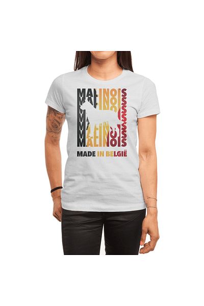 Fizello Μπλουζάκι Document Malinois για άνδρες και γυναίκες - Unisex Λευκό T-shirt