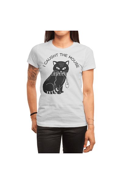 Fizello Tricou unisex White Cat pentru bărbați și femei