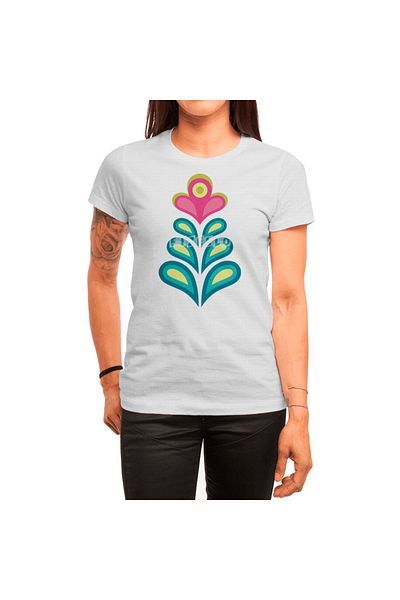 Fizello Λευκό μπλουζάκι Unisex Betty's Garden