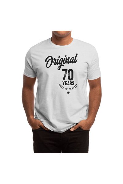 Fizello Δώρο επετείου 70 - Λευκό μπλουζάκι Unisex 70th Year