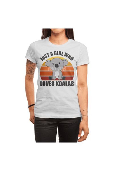 Fizello Μπλουζάκι Koala Bear για άνδρες και γυναίκες - Unisex Λευκό T-shirt