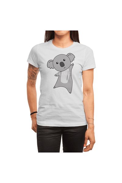 Fizello Ανδρικό και γυναικείο λευκό μπλουζάκι Koala Bears Unisex