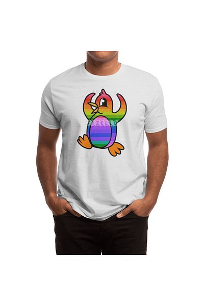 Fizello Tricou alb unisex Pinggin Time pentru bărbați și femei