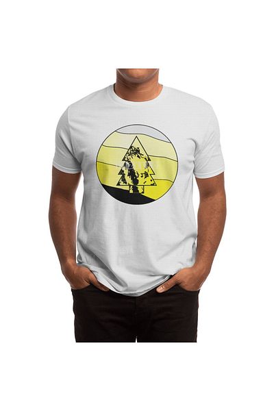 Fizello Unisex Λευκό T-shirt - Winter Fresh Gold, T-shirt για άνδρες και γυναίκες
