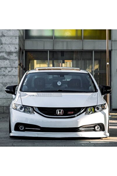 STS Oto Aksesuar Honda Civic Fb7 2012-2016 Batman Yarasa Ayna Kapağı Piano Bl...