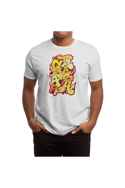 Fizello Tricou alb unisex Graff Trash
