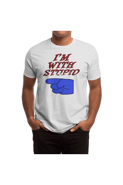 Fizello Todd este prost, și sunt cu el. Tricou alb unisex
