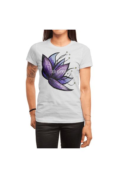 Fizello Δερμάτινο Relaxed Fit Λευκό T-Shirt - Ανδρικό και Γυναικείο, Unisex Σχέδιο