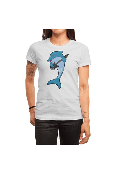 Fizello Μπλουζάκι γυμναστικής Dolphin High Waist - Σχέδιο μουσικής και κιθάρας