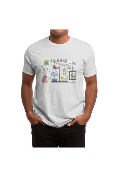 Fizello Λευκό μπλουζάκι Unisex - Φοιτητής Φυσικής Επιστήμης Χημείας