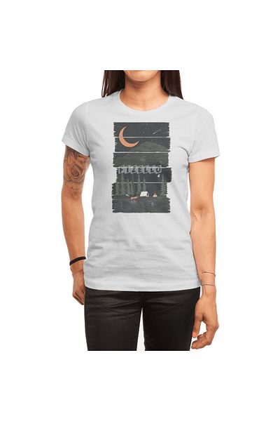Fizello Wish I Was Camping... Unisex Λευκό T-Shirt