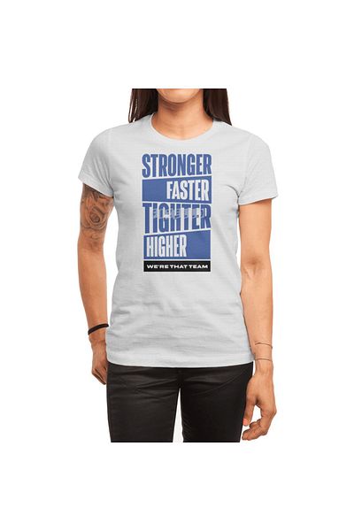 Fizello Men's and Women's Unisex White Gymnastics T-Shirt
