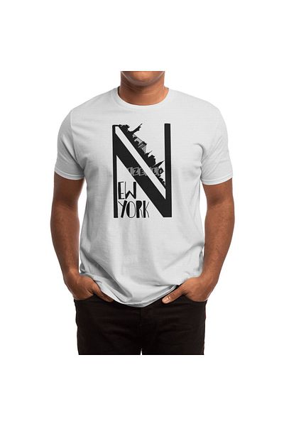 Fizello Λευκό μπλουζάκι Citynewyork Unisex