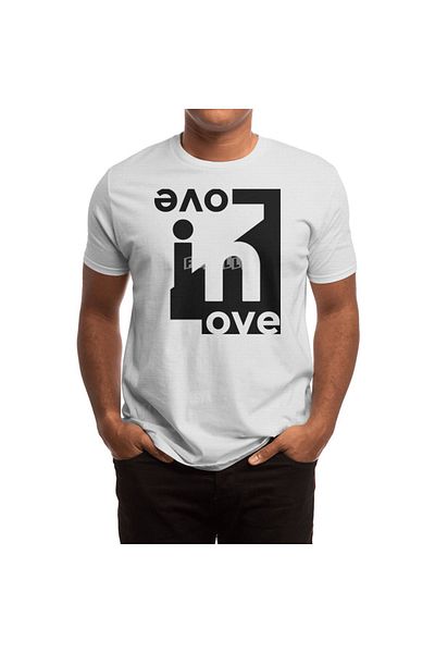 Fizello Black-Love Unisex Λευκό T-Shirt - Ανδρικό και Γυναικείο Ζευγάρι T-Shirt