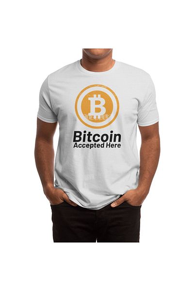 Fizello Bitcoin Accept - Tricou alb pentru bărbați și femei, unisex