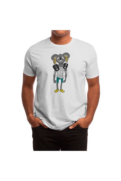 Fizello Λευκό μπλουζάκι Unisex με σχέδιο Koala