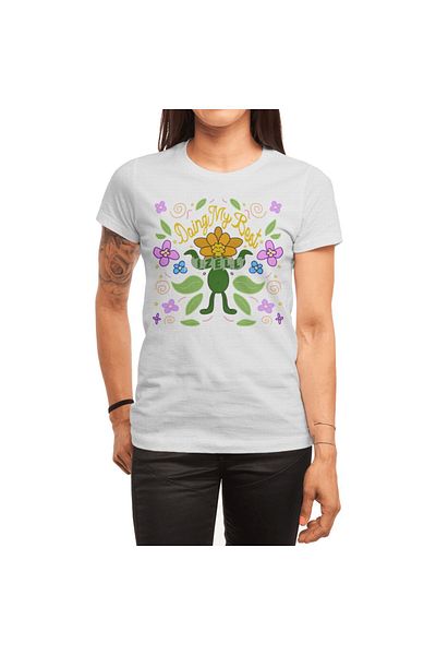 Fizello Doing My Best Flower 2.0 Unisex Λευκό T-Shirt