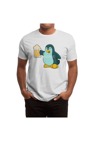 Fizello Παπούτσια Pingutin - Unisex Λευκό T-shirt, T-shirt για άνδρες και γυναίκες