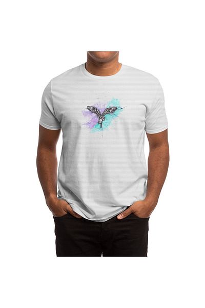 Fizello Λευκό μπλουζάκι Unisex με σχέδιο Flamingo
