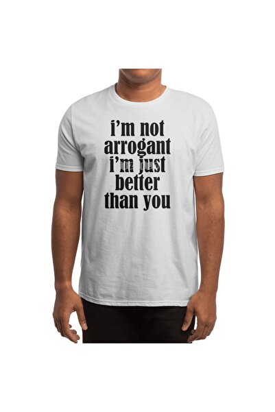 Fizello Tricou alb unisex - mai bine, tricou pentru bărbați și femei