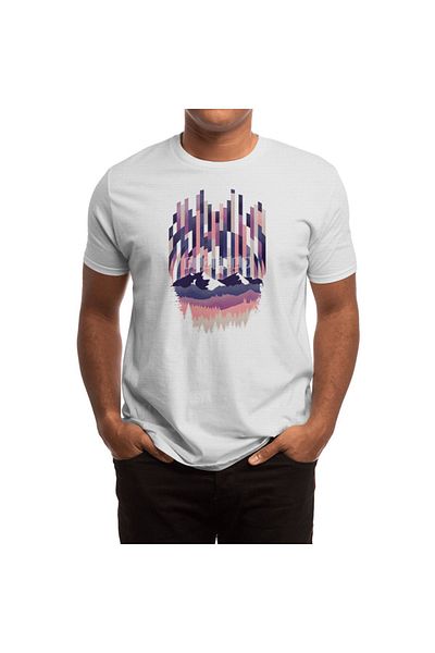 Fizello Sunrise In Vertical - Winter Sunborm, Ανδρικό και Γυναικείο Λευκό T-shirt, Unisex