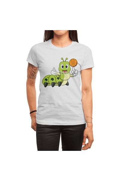 Fizello Tricou de baschet Caterpillar pentru sport - Tricou alb pentru bărbați, femei și unisex