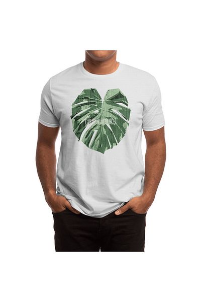 Fizello Λευκό μπλουζάκι Monstera Love Unisex