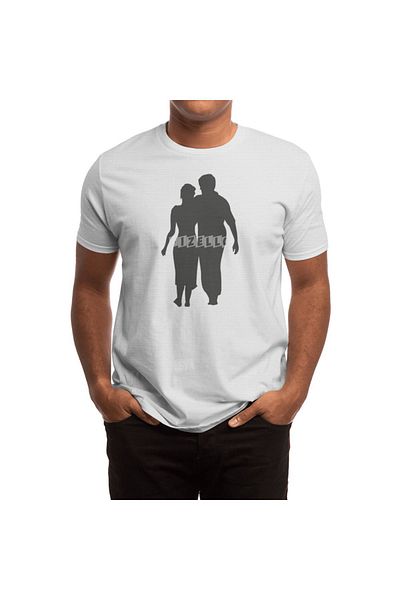 Fizello Ανδρικό και γυναικείο Unisex Λευκό T-Shirt - Ζευγάρι Walking T-shirt