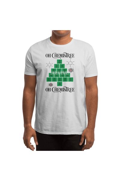 Fizello Chemistry Ugy Christmas Sweater - Men's and Women's Unisex White T-Shirt