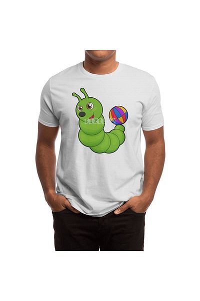 Fizello Caterpillar Brand Water Polo T-Shirt for Men and Women - Unisex White T-Shirt