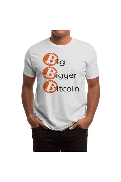 Fizello Bitcoin Bigger - Unisex Λευκό T-Shirt