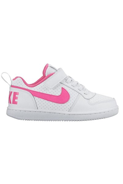 Nike Pantofi sport albi din piele naturală Court Borough Low 2