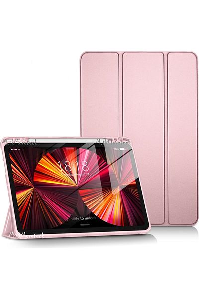 m.tk moveteck iPad Air 10.9 Inch - Air 4 5 6 Compatible, Case with Smart Smart Sleep Mode, Pen Compartment Folding Stand