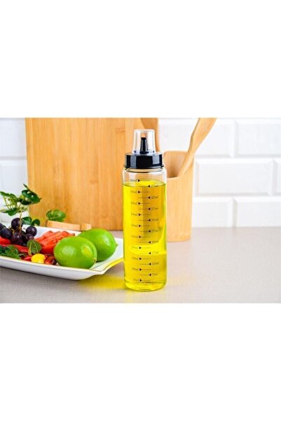 Paçi 500 ml Damlatmaz Cam Yağdanlık Sirkelik 1 Adet