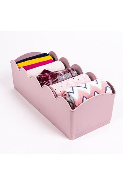 Decobella Κάλτσα Πόρπη Organizer Συρτάρι Organizer Ντουλάπα Organizer 2 Τεμάχια